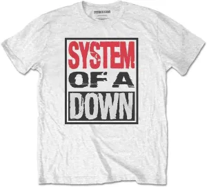 System of a Down Maglietta Triple Stack Box White L