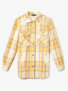 TALLY WEiJL Yellow Checkered Shirt TALLY - Women #115506