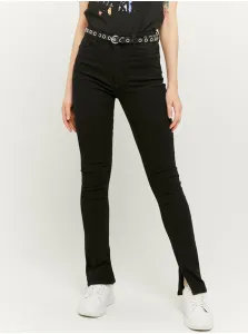 Black skinny fit jeans with slit TALLY WEiJL - Women #187918