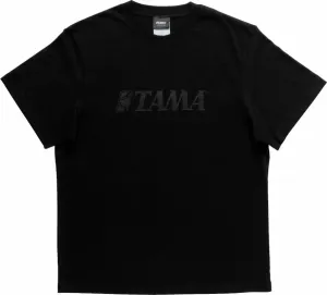 Tama Maglietta T-Shirt Black with Black Logo Unisex Black 2XL