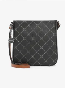 Black Patterned Crossbody Handbag Tamaris Anastasia Classic - Women