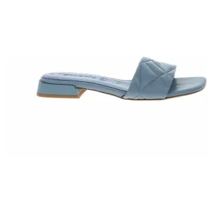 Blue Leather Slippers Tamaris - Ladies