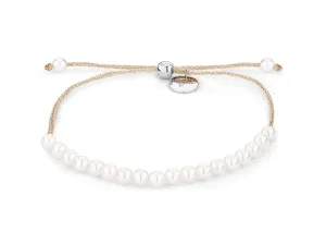 Tamaris Elegante bracciale in cordoncino con perle sintetiche TJ-0534-B-17