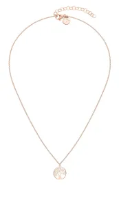 Tamaris Elegante collana placcata in oro rosa con Albero della vita TJ-0091-N-45