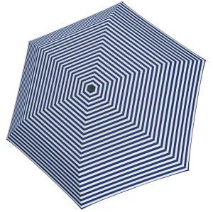 Tamaris Ombrello da donna pieghevole Tambrella Light Stripe blue