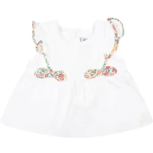 Tartine Et Chocolat Baby Girls Flower Dress White - 1Y WHITE