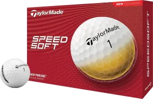 TaylorMade Speed Soft Golf Balls White