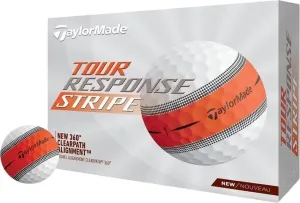 TaylorMade Tour Response Stripe Golf Balls Orange