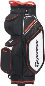TaylorMade Pro Cart 8.0 Black/White/Red Borsa da golf Cart Bag