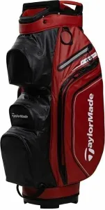 TaylorMade Storm Dry Waterproof Red/Black Borsa da golf Cart Bag