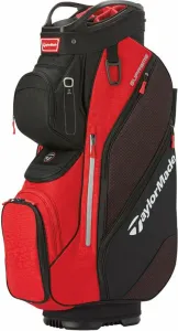 TaylorMade Supreme Cart Bag Black/Red Borsa da golf Cart Bag