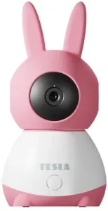 Tesla Smart Camera 360 Baby Bianco-Rosa