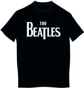The Beatles Maglietta Drop T Logo Black 2XL