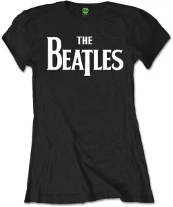 The Beatles Maglietta Drop T Logo Black (Retail Pack) Black XL