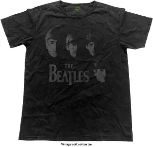 The Beatles Maglietta Faces Vintage Black 2XL