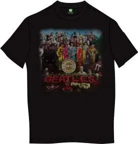 The Beatles Maglietta Sgt Pepper Black XL