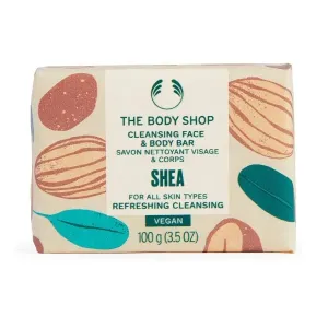 The Body Shop Sapone solido viso e corpo Shea (Cleansing Face & Body Bar) 100 g