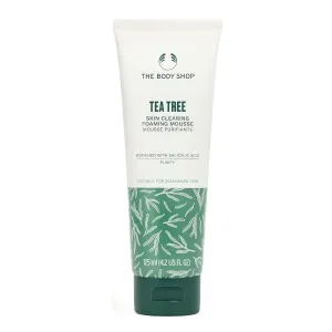 The Body Shop Schiuma detergente per pelli grasse Tea Tree (Skin Clearing Foaming Mousse) 125 ml