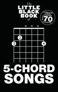 The Little Black Songbook The Little Black Book Of 5-Chord Songs Spartito
