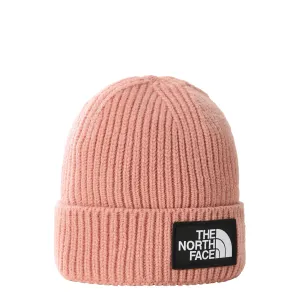 The North Face Logo Box Cuff Beanie Pink