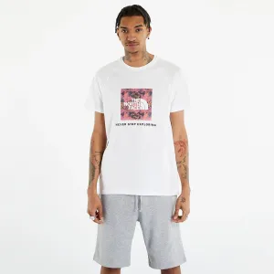 The North Face S/S Raglan Redbox Tee TNF White/ Cosmo Pink