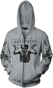 The Offspring Felpa con cappuccio Skeletons Grey S
