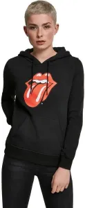 The Rolling Stones Felpa con cappuccio Tongue Black 2XL