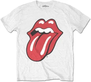The Rolling Stones Maglietta Classic Tongue White S