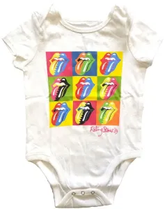 The Rolling Stones Maglietta The Rolling Stones Two-Tone Tongues White 1,5 anni
