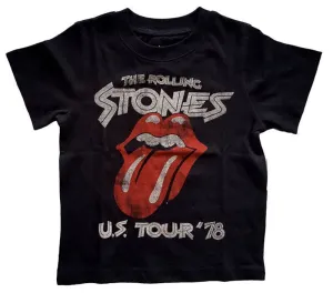 The Rolling Stones Maglietta The Rolling Stones US Tour '78 Unisex Black 3 Years