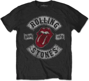 The Rolling Stones Maglietta Unisex US Tour 1978 (Back Print) Black M