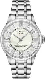 Tissot T-Classic Chemin des Tourelles Powermatic 80 T099.207.11.116.00 con diamanti