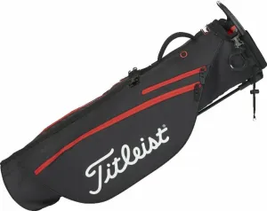 Titleist Premium Carry Bag Black/Black/Red Borsa da golf Stand Bag