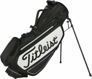 Titleist Tour Series Premium StaDry Black/Black/White Borsa da golf Stand Bag