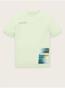 Light Green Boys T-Shirt Tom Tailor - Boys #2163715