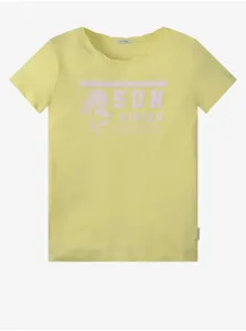 Yellow Girl T-Shirt Tom Tailor - Girls #228198