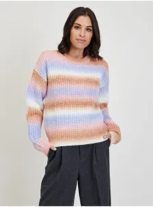Blue-pink Ladies Striped Sweater Tom Tailor Denim - Women #911695