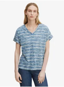 Blue Women's Striped T-Shirt Tom Tailor - Women