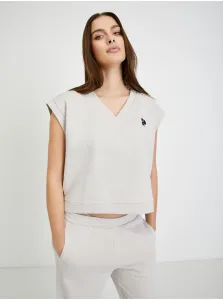 Cream Women's Sweatshirt Vest Tom Tailor Denim - Women #1298718
