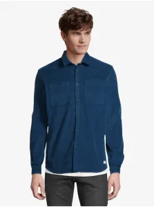 Dark blue Men's Ribbed Shirt Tom Tailor Denim - Men