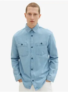 Light blue Mens Denim Outerwear Tom Tailor - Men