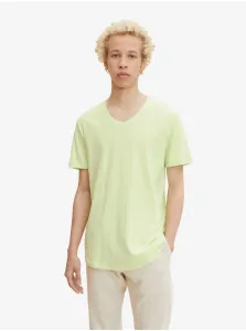 Light Green Man Basic T-Shirt Tom Tailor Denim - Men