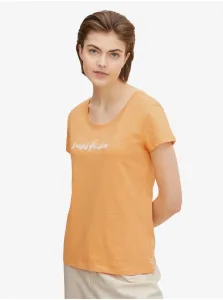 Orange Women's Lined T-Shirt Tom Tailor Denim - Women