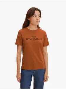 Orange Women T-Shirt Tom Tailor Denim - Women