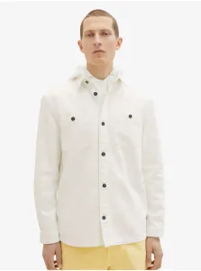 White Mens Denim Outerwear Tom Tailor - Men #2294382