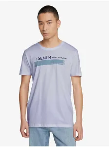 White Men's T-Shirt Tom Tailor Denim - Men's #935791
