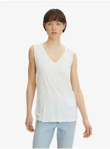 White Women's Basic T-Shirt Tom Tailor - Women