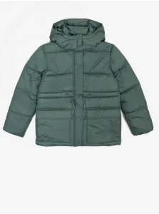 Green Girls Quilted Winter Jacket with Detachable Hood Tom Tailor - Girls #1296751
