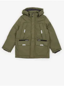 Khaki Boys Winter Jacket with detachable hood Tom Tailor - Boys #911733