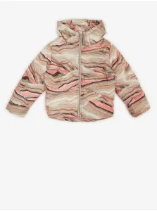 Pink-Beige Girly Patterned Quilted Jacket Tom Tailor - Girls #911322
